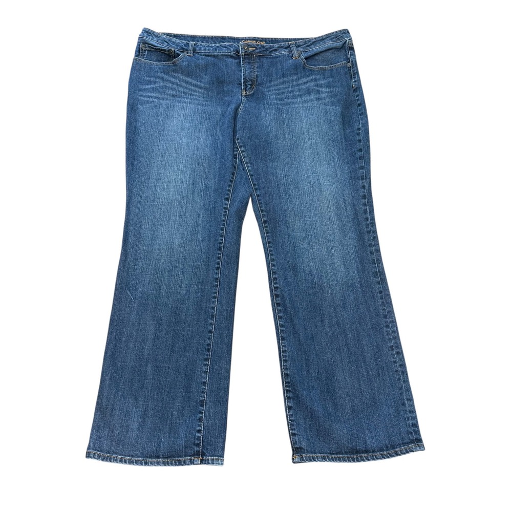 Coldwater Creek Womens Bootcut Jeans Size 22 Blue‎ Denim Classic